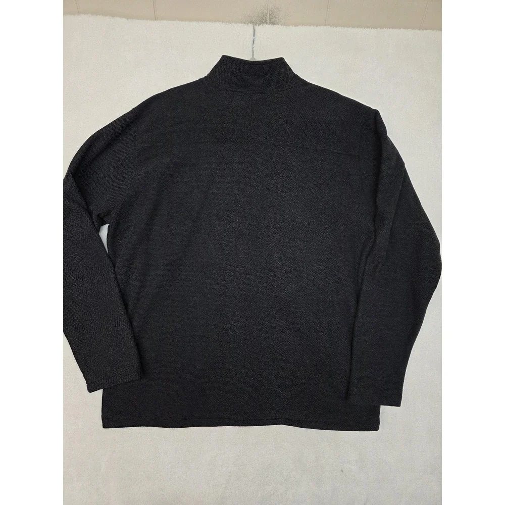 The North Face Pullover Mens 2XL‎ Gray Fleece 1/4 Zip Long Sleeve Hiking Outdoor